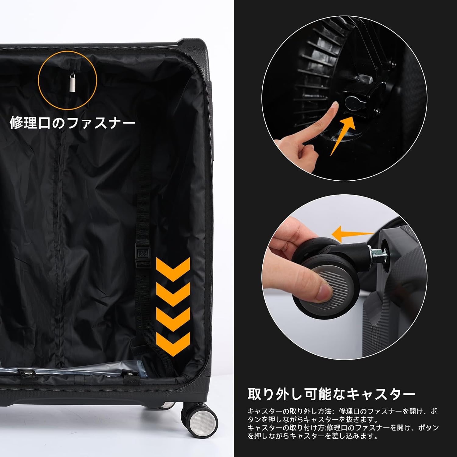 Amazon.co.jp: [タビトラ] スーツケース キャリーケース 機内持